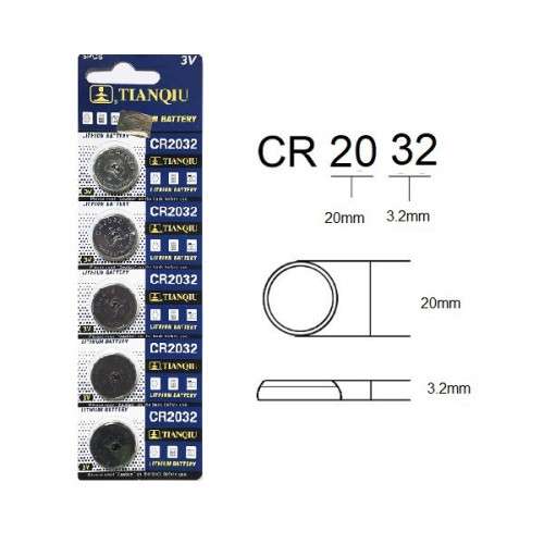 CR2032 Lithium Batteries 5PCS