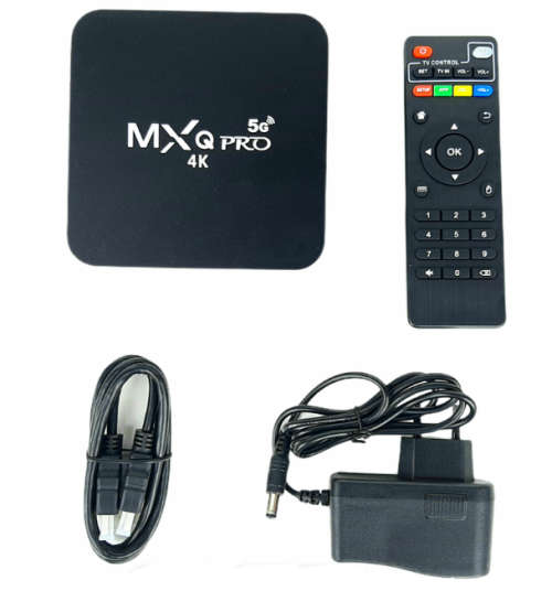 MXQ Pro 5G 4K Android 11.0 TV Box 16GB RAM, 256GB Storage