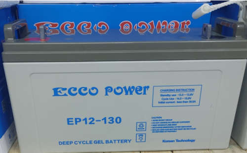 Ecco Power EP12-130 12V 130 Ah Deep Cycle Gel Battery