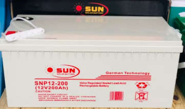 SUN SOLAR 200AH 12V RECHARGEABLE DEEP CYCLE BATTERY