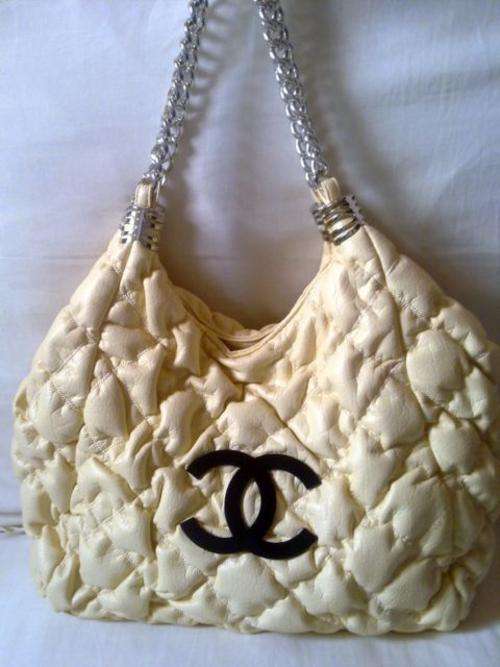 Beautiful cream Chanel bag