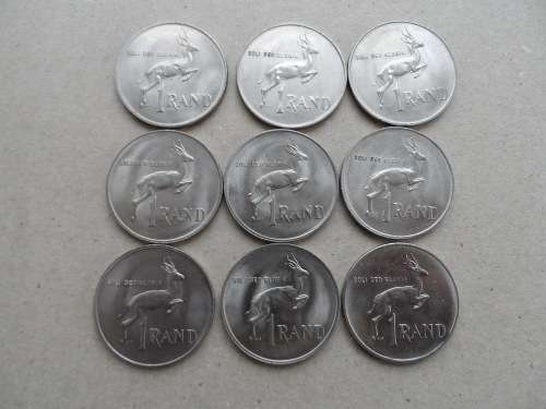 $$$ 1990 R1 PW Botha X 9 in AU/UNC $$$