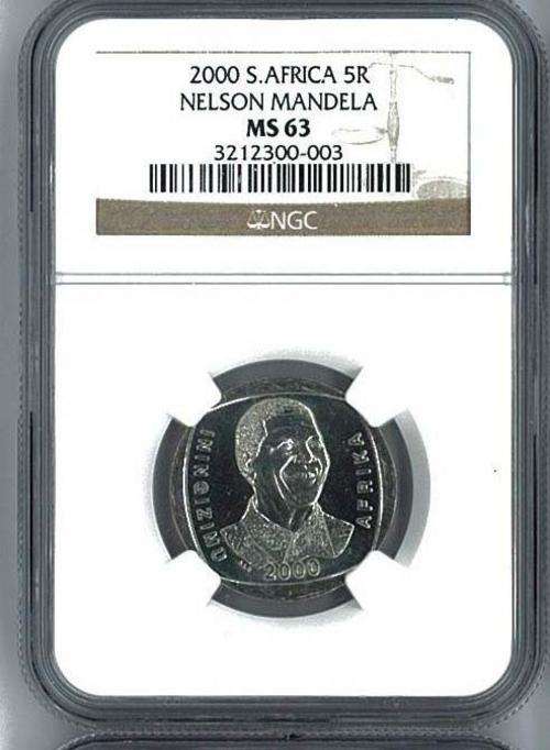 2000 Mandela  R5  NGC  MS63