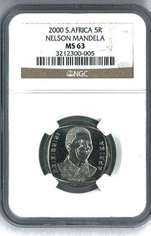 2000 Mandela  R5  NGC  MS63