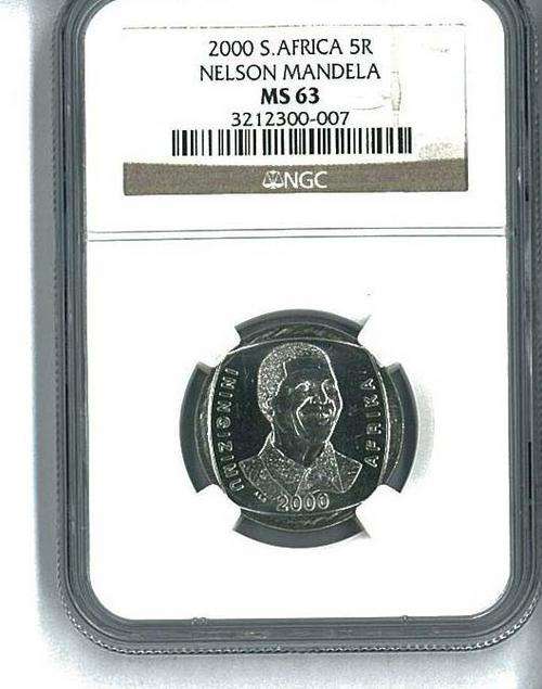 2000 Mandela  R5  NGC  MS63