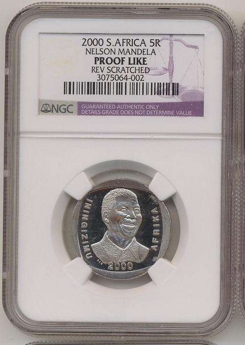$$$ 2000  Mandela  R5 NGC Proof Like ! $$