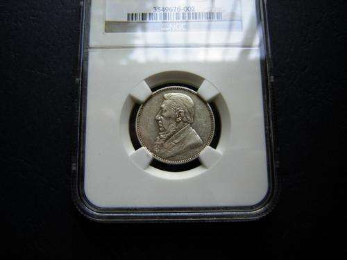 $$$ 1895  1 Shilling  ZAR  NGC  XF40  SCARCE $$$