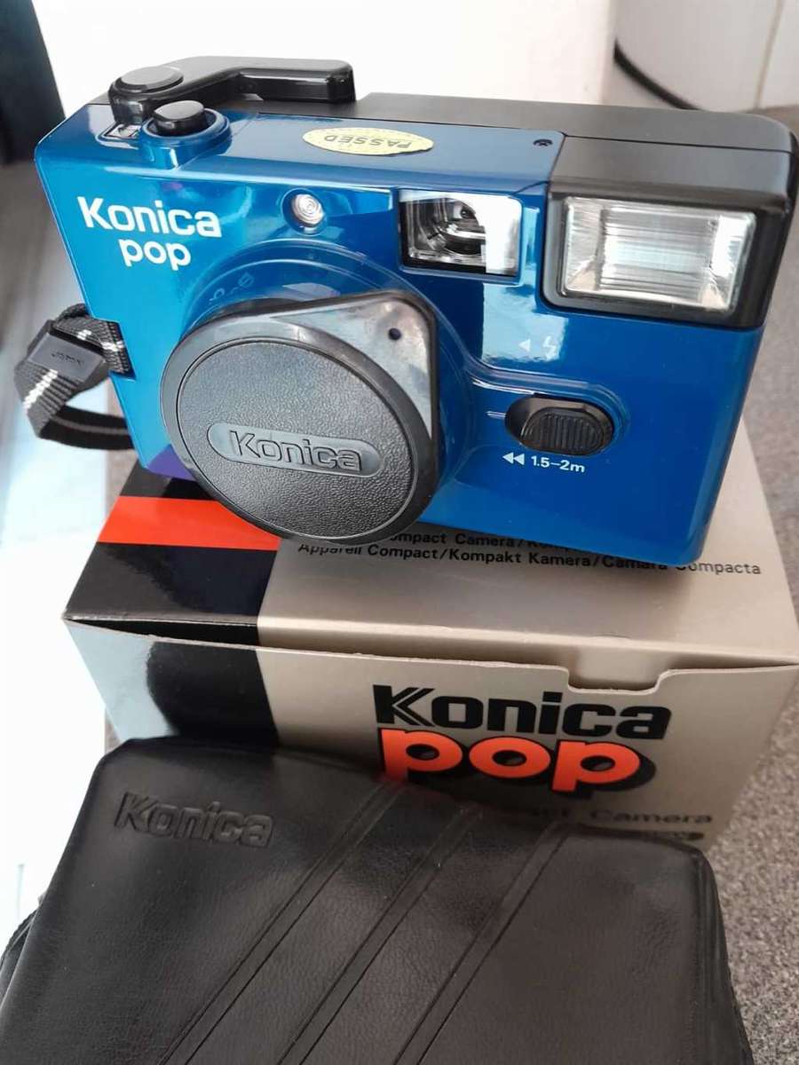 Konica Pop 35mm Film Camera (Blue)