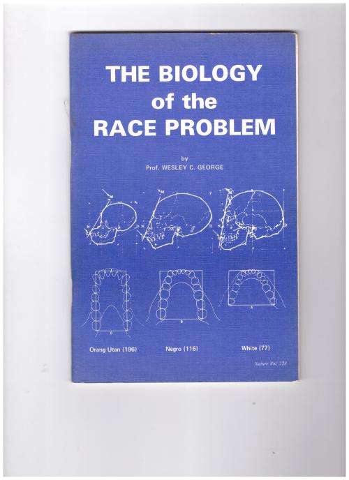THE BIOLOGY OF THE RACE PROBLEM