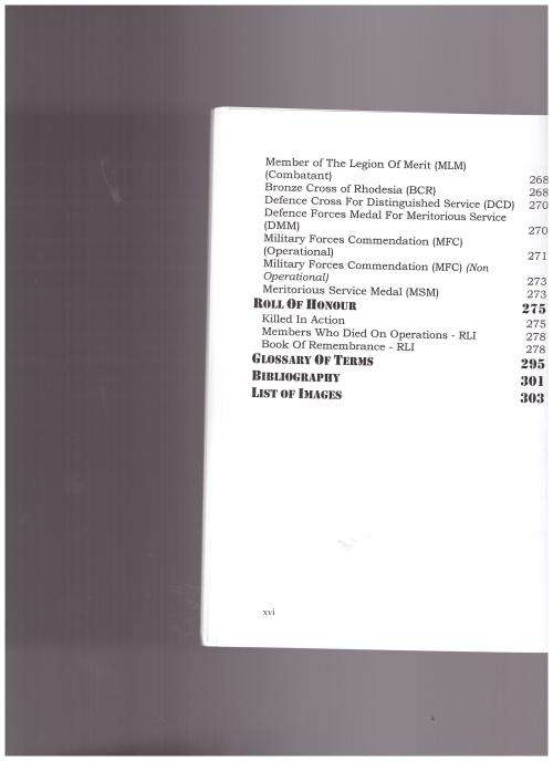 STICK LEADER, RHODESIAN LIGHT INFINTRY