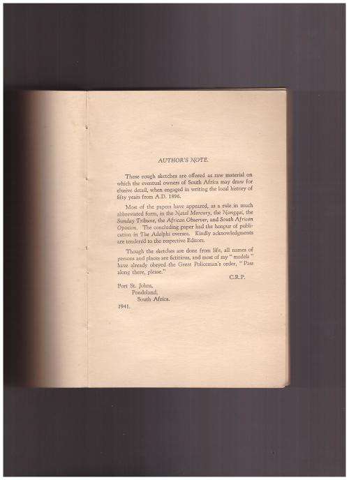 THE RIDDLE OF THE VELD