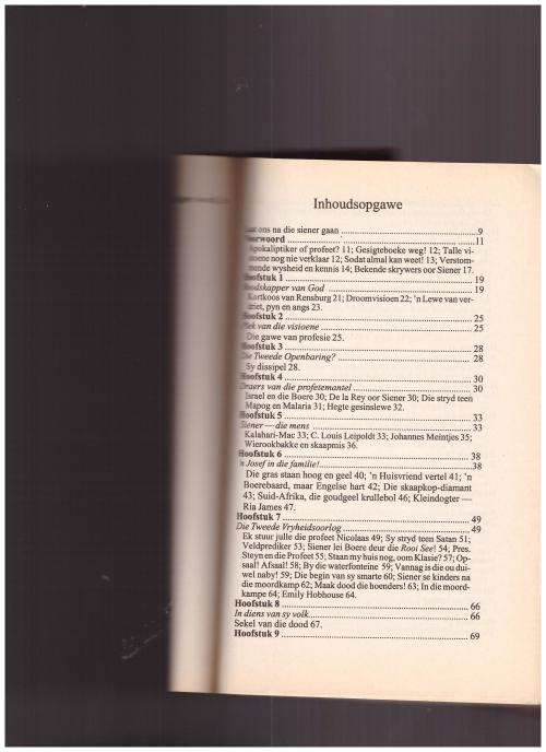 SIENER VAN RENSBURG, BOODSKAPPER VAN GOD