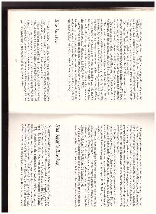 DIE VERLOENING VAN DIE VERWOERD-DENKBEELD