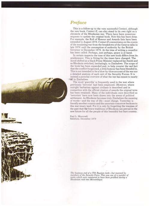 CONTACT II, A PICTORIAL ACCOUNT OF THE RHODESIAN WAR