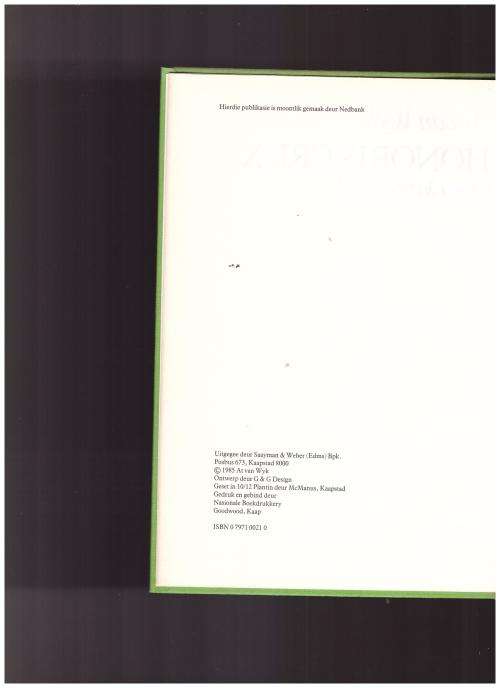 HONORIS CRUX II, ONS DAPPERES