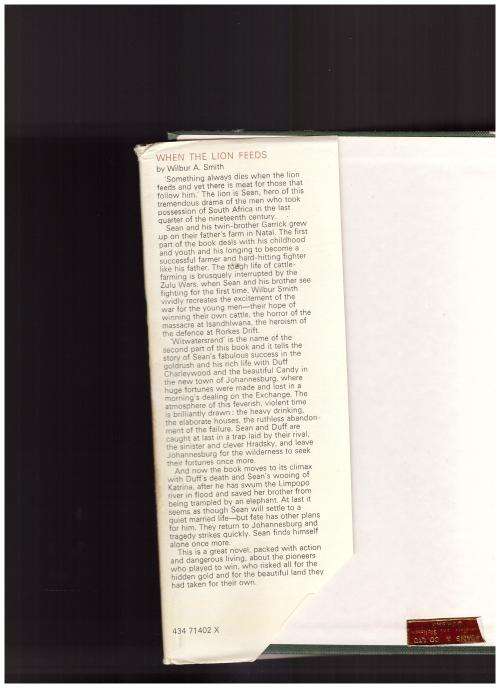 WHEN THE LION FEEDS BY WILBUR SMITH