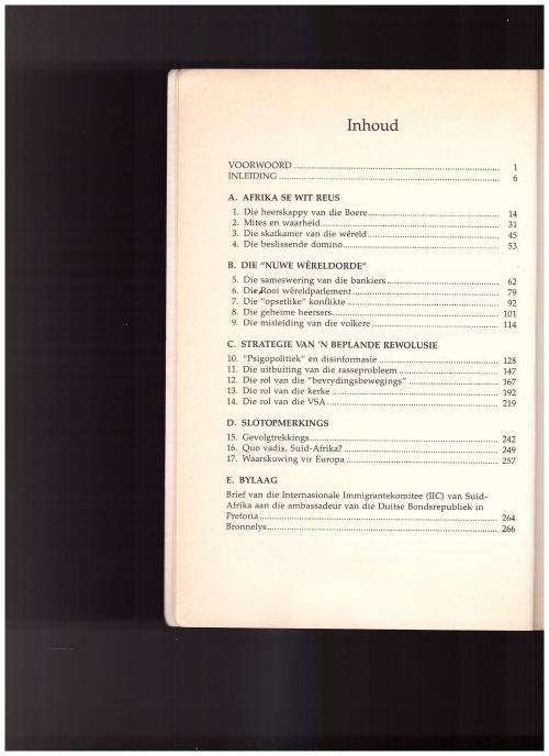 VERRAAD TEEN SUID-AFRIKA