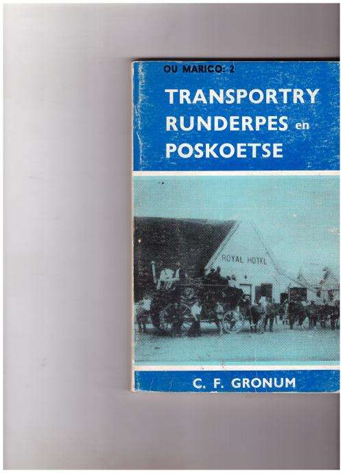 TRANSPORTRY, RUNDERPES EN POSKOETSE DEUR C F GRONUM