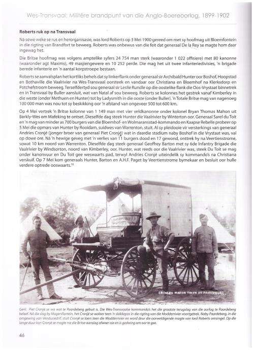 WES-TRANSVAAL, MILITERE BRANDPUNT VAN DIE ANGLO-BOEREOORLOG, 1899-1902, BEPERKTE OPLAAG