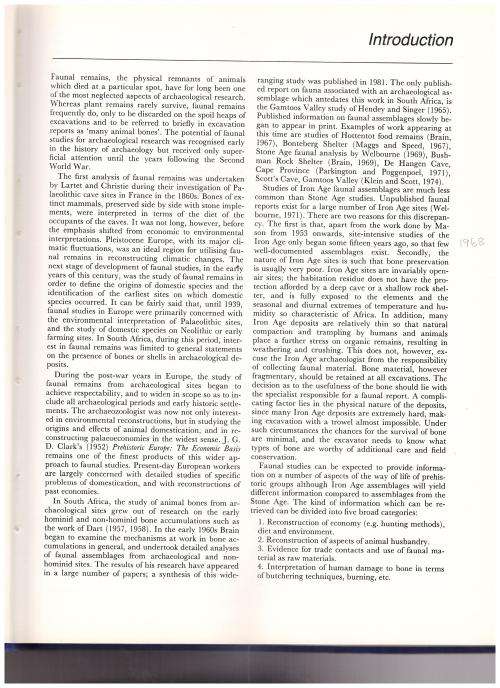 MAPUNGUBWE, AN ARCHAEOZOOLOGICAL INTERPRETATION OF AN IRON AGE COMMUNITY