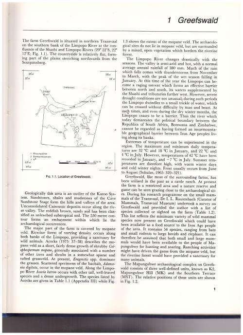 MAPUNGUBWE, AN ARCHAEOZOOLOGICAL INTERPRETATION OF AN IRON AGE COMMUNITY
