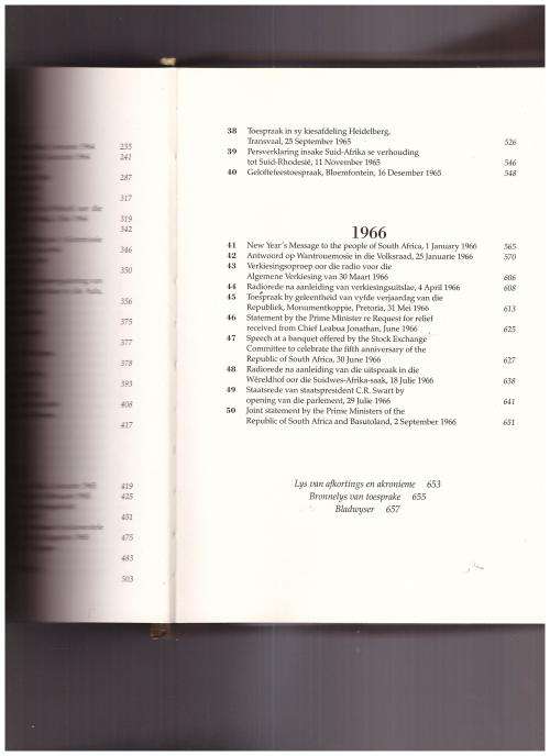 VERWOERD AAN DIE WOORD 2, DIE LAASTE VIER JAAR, TOESPRAKE 1963-1966