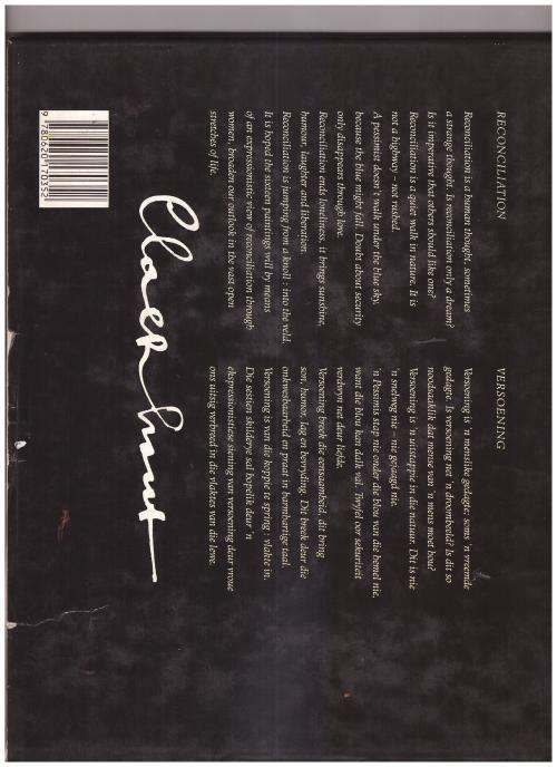 CLAERHOUT, VERSOENING, RECONCILLIATION