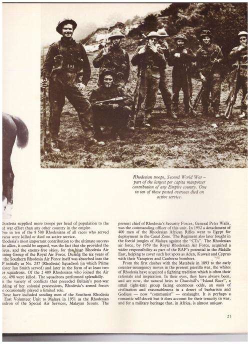 CONTACT, RHODESIA AT WAR BY JOHN LOVETT