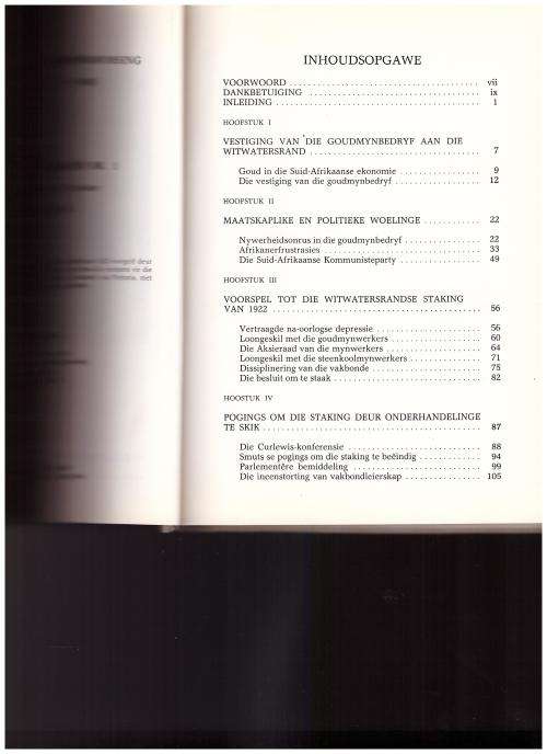DIE MYNWERKERSTAKING 1922