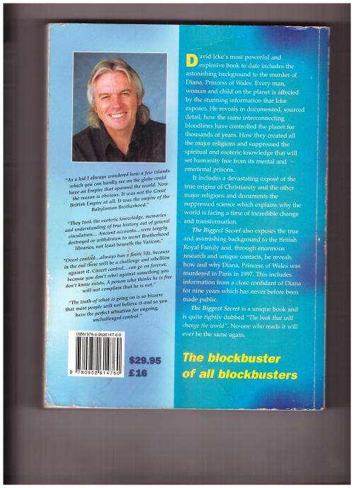 THE BIGGEST SECRET, DAVID ICKE