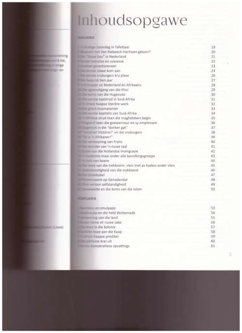AFRIKANER JOERNAAL: `N VERVOLGVERHAAL IN 365 EPISODES