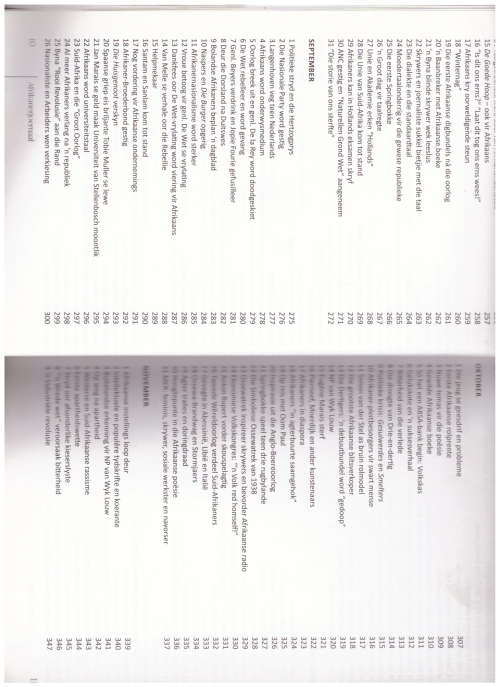 AFRIKANER JOERNAAL: `N VERVOLGVERHAAL IN 365 EPISODES