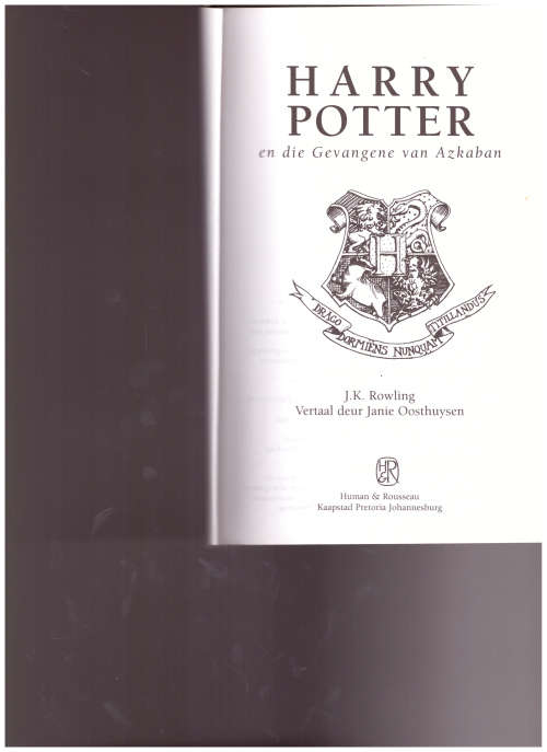 HARRY POTTER EN DIE GEVANGENE VAN AZKABAN