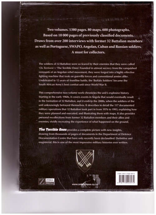 THE TERRIBLE ONES, A COMPLETE HISTORY OF 32 BATTALION *NEW AND SEALED IN BOX*