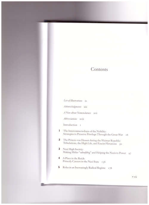 ROYALS AND THE REICH, THE PRINCES VON HESSEN IN NAZI GERMANY