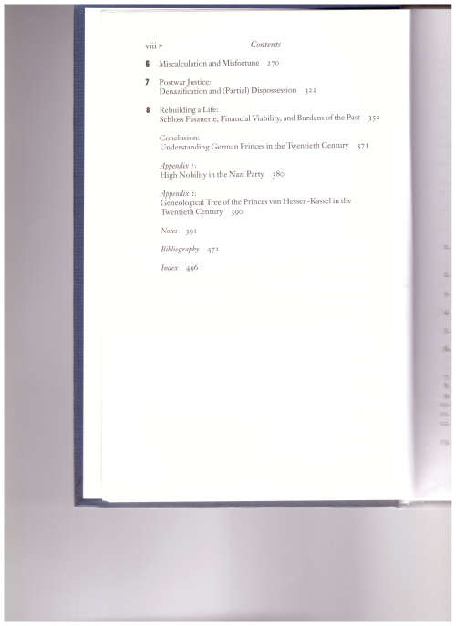 ROYALS AND THE REICH, THE PRINCES VON HESSEN IN NAZI GERMANY