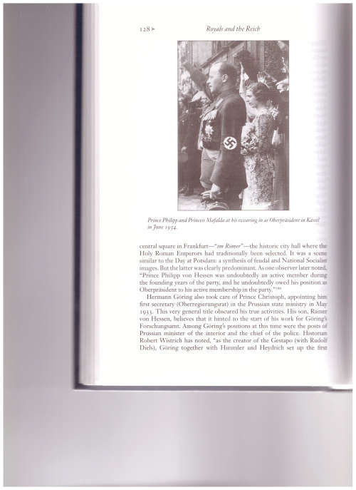 ROYALS AND THE REICH, THE PRINCES VON HESSEN IN NAZI GERMANY