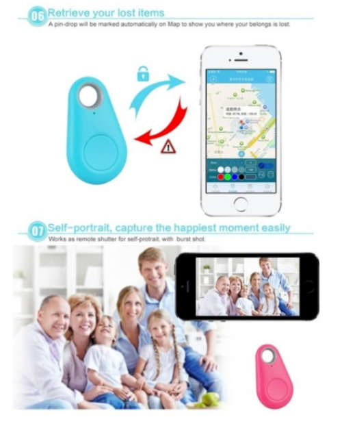 Pet Mini Gps Smart Bluetooth GPS Tracker Alarm Mini Gps Tracker for Dogs