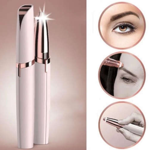 Flawless Brows Painless Lip, Chin, Cheeks, Nose, Eyebrow Hair Trimmers For All Skin Type
