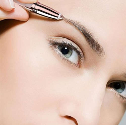Flawless Brows Painless Lip, Chin, Cheeks, Nose, Eyebrow Hair Trimmers For All Skin Type