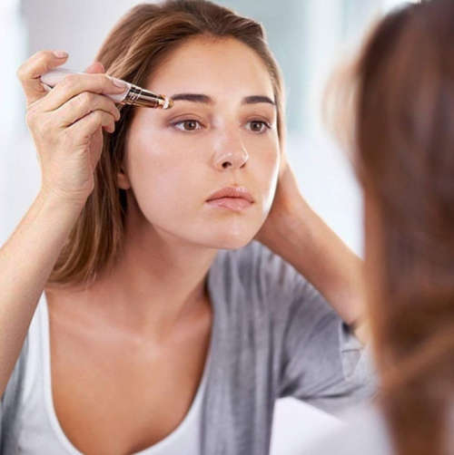 Flawless Brows Painless Lip, Chin, Cheeks, Nose, Eyebrow Hair Trimmers For All Skin Type