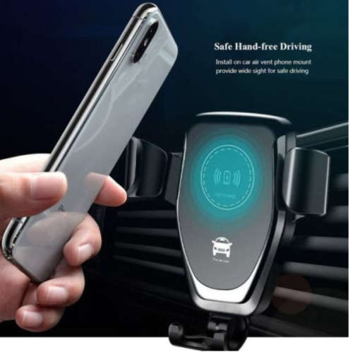 Wireless Qi Fast Charging Car Charger