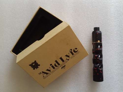 Avid Lyfe Mech Mod Vape - Black w Red Dots/Splatter