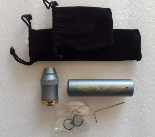 Mech Mod Rogue USA Vape - Metallic Blue w Gold