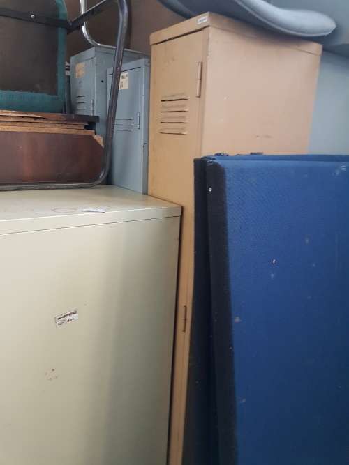 30 Steel Lockers & 2 Double Steel Lockers & 2 Steel File Drawers - Secondhand