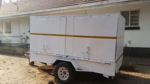 Heavy Duty Trailer - Break Axle and Lockable and High Load Capacity