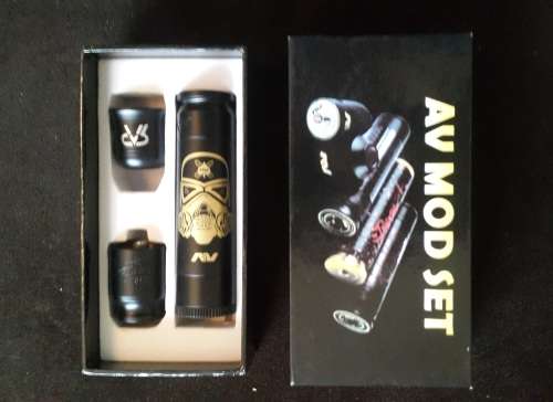 Storm Trooper Mech Mod Black & Copper Vape - AV Mod Set