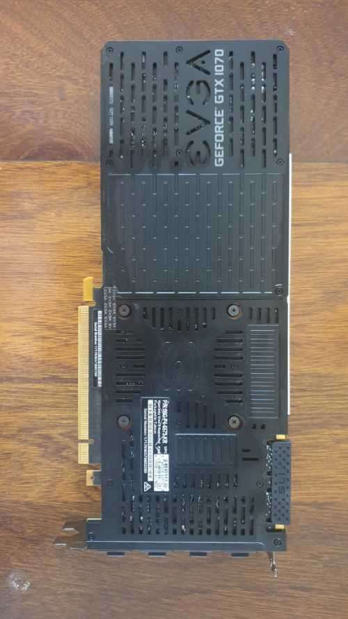 EVGA SuperClocked 2 GeForce GTX1070 8GB GDDR5