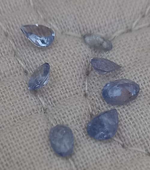 1ct lot parcel of 100% Tanzanites Mixed shapes