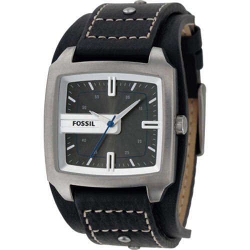 Fossil watch Casual Cuff Leather Watch - Black JR9991